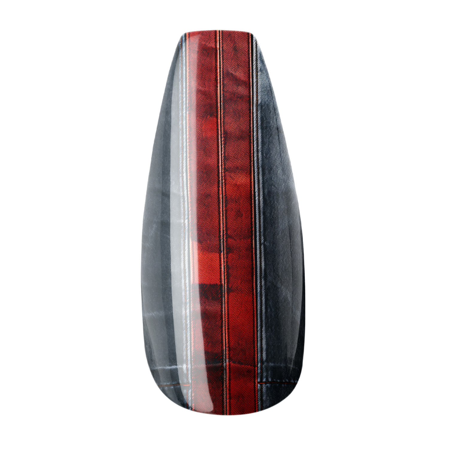 Denim Red Stripe
