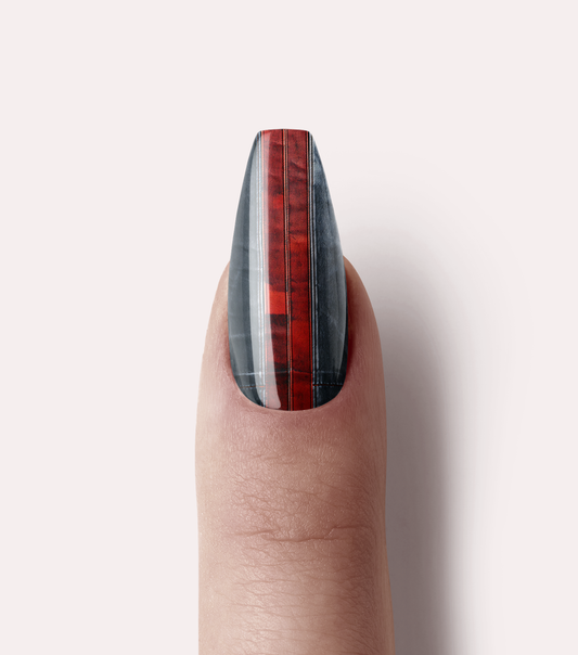 Denim Red Stripe