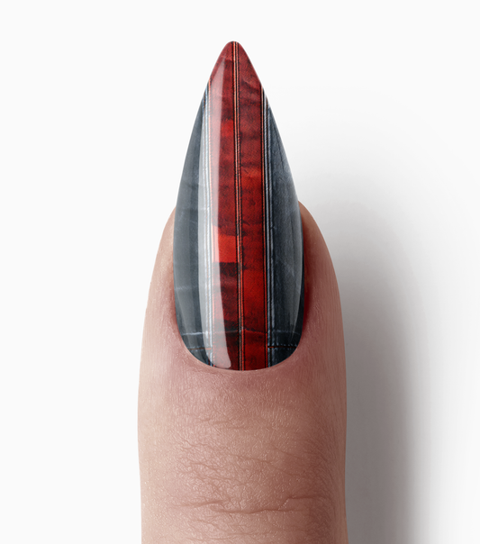 Denim Red Stripe