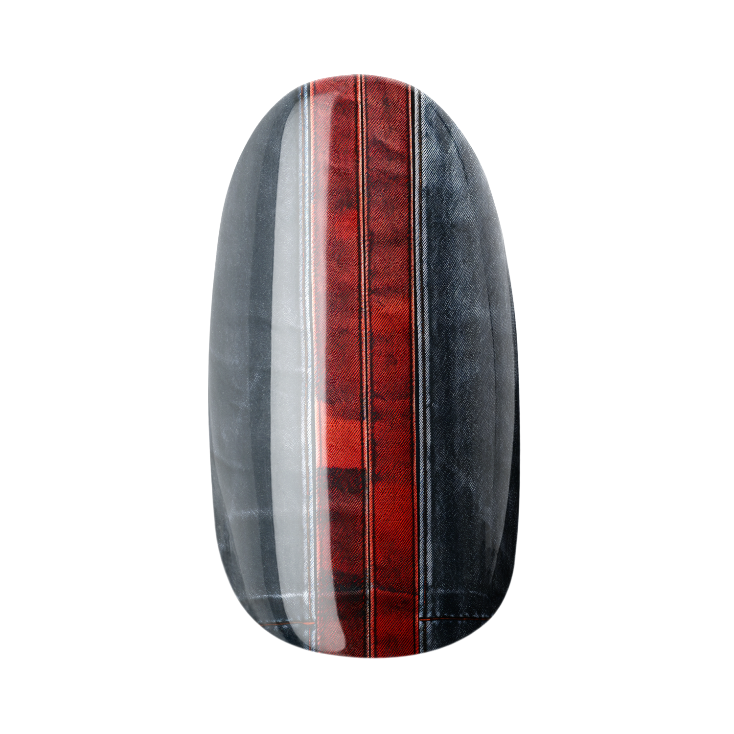 Denim Red Stripe